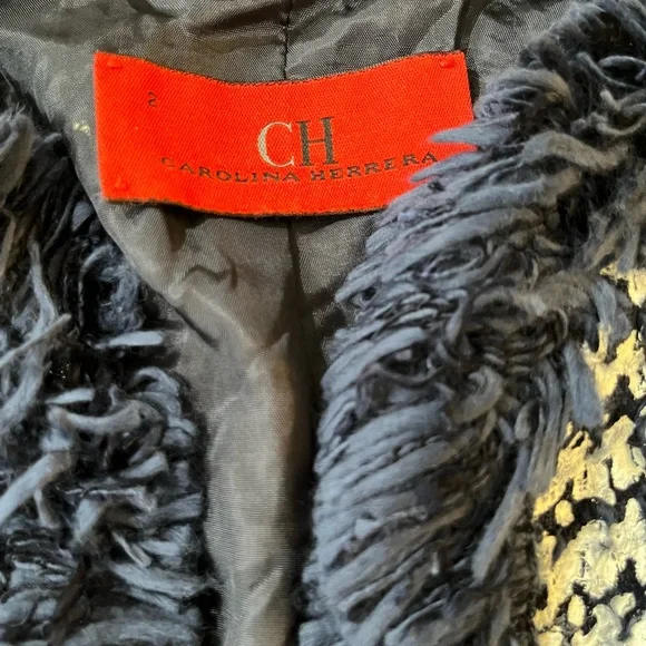 Carolina Herrera Textured Tweed Jacket - Picture 4 of 4